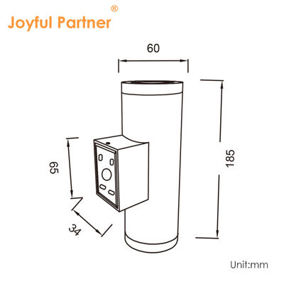 Đèn tường LED không thấm nước Đèn tường LED dễ dàng lắp đặt cho hành lang vườn
