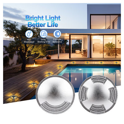 2W IP67 đèn LED dưới đất ngoài trời Ultra mỏng đường kính 55mm SMD đèn LED Walkover với thùng nhôm