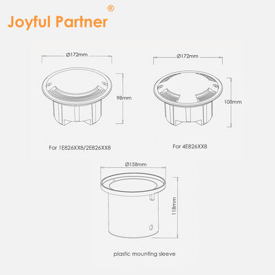 Chôn trong đất Uplight xe lái xe trên loại 8W 15W 20W phát ra bên dưới đất
