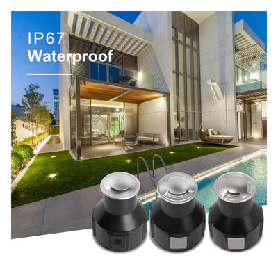 SS316 chống nước Một Hai Bốn Side View 3W LED màu duy nhất cảnh quan ánh sáng trong đất với chứng nhận CE ROHS