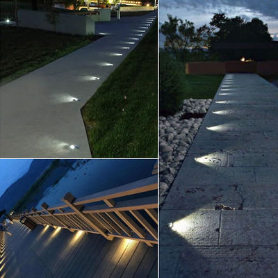 Ultra Thin IP67 Waterproof Recessed 2W LED Outdoor Underground Lighting SS316 Cover Cho đường đi vườn