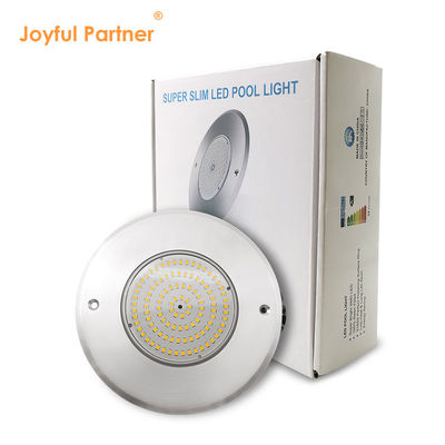 IP68 Hỗn hợp hoàn toàn Kiểm tra chống nước màu đơn 160 * 7,5mm Ultra Slim Pool Đèn LED chìm với Chứng chỉ CE