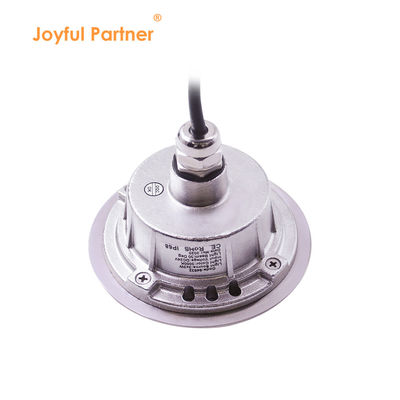 DIA 118mm IP68 304 thép không gỉ Đèn LED dưới nước màu trắng ấm áp 3W DC24v với tay đeo nhựa