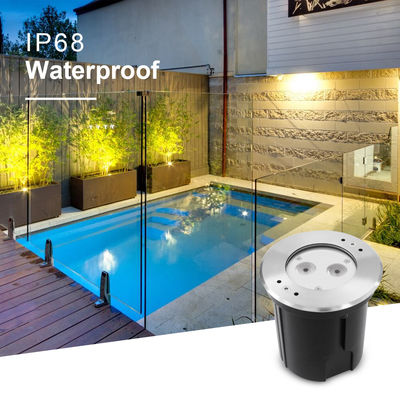 IP68 RGBW 4in1 Waterproof Fountain Led Light Stainless Steel 316 DC 24V với ống kính không đối xứng