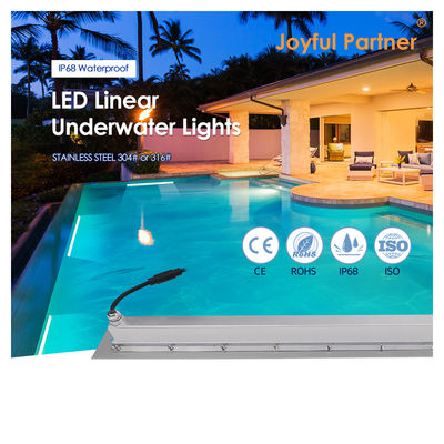 IP68 Đèn tuyến dưới nước thép không gỉ 316 24W LED DALI có thể tắt với tay đeo nhựa