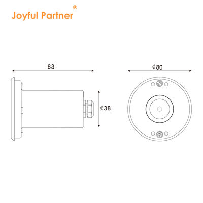 IP68 Đèn LED dưới nước Đèn hồ bơi thép không gỉ 316 1W 2W Đèn chìm