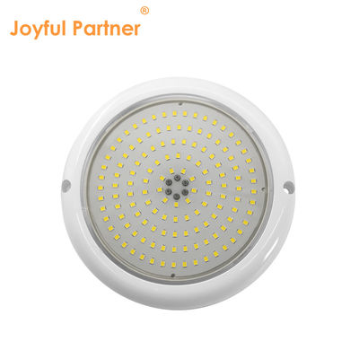 Đèn bể bơi hồ bơi IP68 Thay đổi màu sắc AC12v nhựa được lấp đầy bề mặt RGB phẳng được gắn 180mm Dia