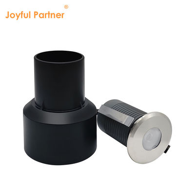 Đèn dưới lòng đất LED Thép không gỉ 1W 2W AC/DC 2700K-6000K DIA38MM Với kính băng