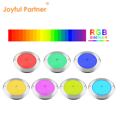 Đèn hồ bơi dưới nước dẫn 316 thép không gỉ 25W Smd2835 nhựa 3000K đầy RGB Đèn hồ bơi SMD 2835 AC 12v IP68 hoàn toàn chống nước