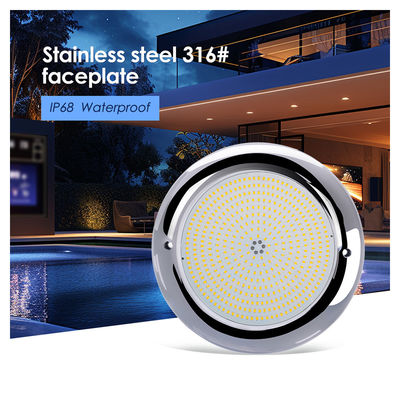 Đèn hồ bơi LED mạnh mẽ Kiểm soát Wifi AC12V IP68 25W nhựa RGB LED PAR56