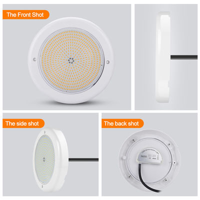 DMX Đèn hồ bơi IP68 18W AC12V điều khiển từ xa Không thấm nước PC PAR56 Ánh sáng trắng