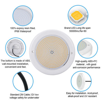 Đèn hồ bơi DMX AC12V 35W IP68 chống nước LED PAR56 Cho hồ bơi