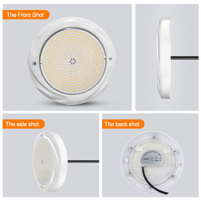 Đèn LED bể bơi Đèn dưới nước Đèn DIA230*35mm ABS vật liệu IP68 42W Đặt trên bề mặt