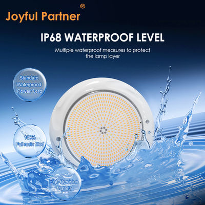 Đèn LED bể bơi Đèn dưới nước Đèn DIA230*35mm ABS vật liệu IP68 42W Đặt trên bề mặt