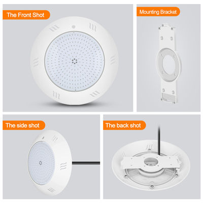 Tường gắn IP68 Ánh sáng dưới nước điều khiển từ xa đa màu bơi LED hồ bơi Ánh sáng ABS