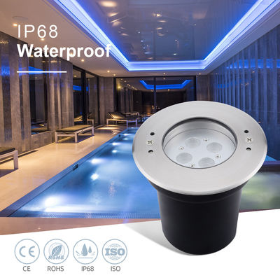 Đèn hồ bơi dưới nước LED 4W 8W 12W 24VDC IP68 Thép không gỉ chống nước 316 RGB 3in1 cho hồ bơi