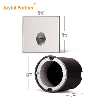 Đèn tường LED thông minh IP65 nhôm thân hình vuông DC 24v 1w 2w 3w Đèn cầu thang LED cho hành lang