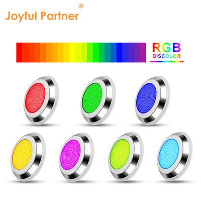 Đèn hồ bơi dưới nước AC12V Thép không gỉ thay đổi màu sắc tường gắn RGB ø280 * 35mm