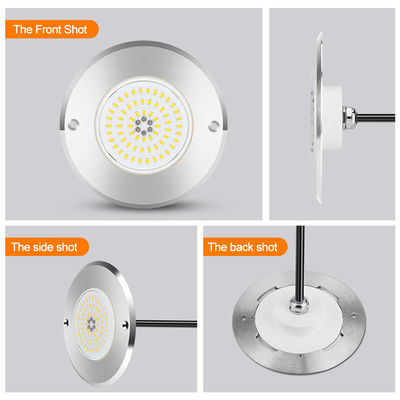 Par 56 Rgb Led Swimming Pool Light 6W 10W 18W 25W 35W 42W siêu mỏng 7.5mm Super Slim nhựa chứa AC 12V Voltage SMD LED với vật liệu SS316L