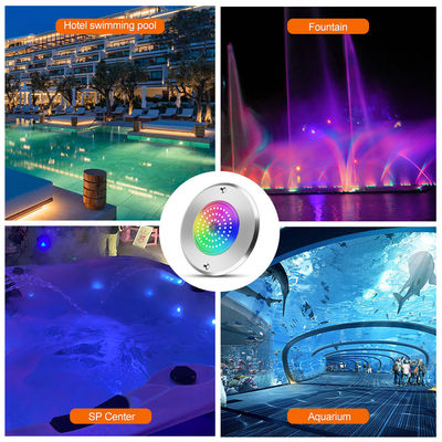Par 56 Rgb Led Swimming Pool Light 6W 10W 18W 25W 35W 42W siêu mỏng 7.5mm Super Slim nhựa chứa AC 12V Voltage SMD LED với vật liệu SS316L