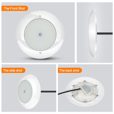 Đèn hồ bơi chìm LED Nhà máy Gắn tường 260mm*40mm RGBW Màu sắc bằng Điều khiển từ xa