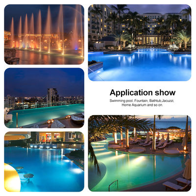 Bóng đèn hồ bơi IP68 chống nước 18W Ánh sáng trắng ấm hoặc trắng mát 18W Đèn LED dưới nước