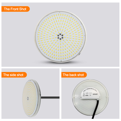 Trò chứa nhựa hoàn toàn phẳng PAR56 đèn LED hồ bơi UV Bảo vệ PC vật liệu thay thế đèn Halogen 35W 42W
