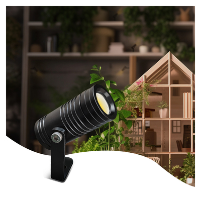 Đèn chiếu tường cảnh quan ngoài trời 1W IP65 DC24V Đèn chiếu điểm sân vườn với thiết kế thời trang