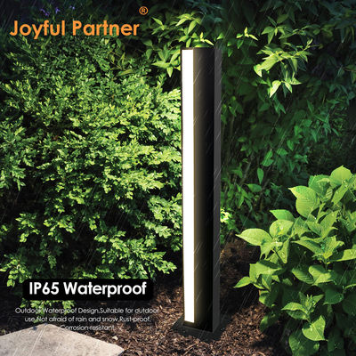 Đèn LED ngoài trời Đèn bóng hình vuông nhôm bột phủ CREE LED AC100-265V L110 * W110 * H900mm IP65 Đánh giá cho sử dụng trên bãi cỏ