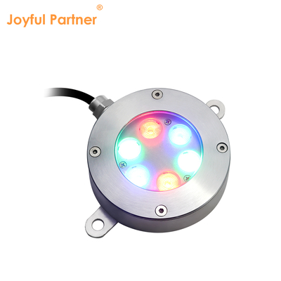 Đèn LED dưới nước phẳng UInderwater mới về RGB 3 trong 1 màu công suất cao 18W bằng thép không gỉ 316 với giá đỡ chữ U