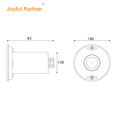 Đèn LED dưới nước DMX Control RGB Premium 1W / 2W / 3W Chôn 316 thép không gỉ cho hồ bơi
