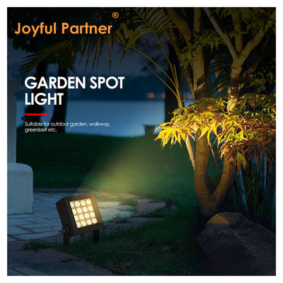 Adjustable IP65 Outdoor LED Garden Spot Light Die- Casting Aluminum Square 130*130mm Projection Flood Lights for Outdoor Use