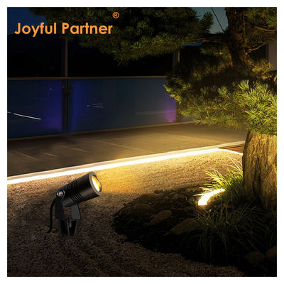 Joyful Partner Led Garden Spotlights ngoài trời 6W COB DC12V / DC24V 3000K Đen ấm cho lối đi đường lối vườn