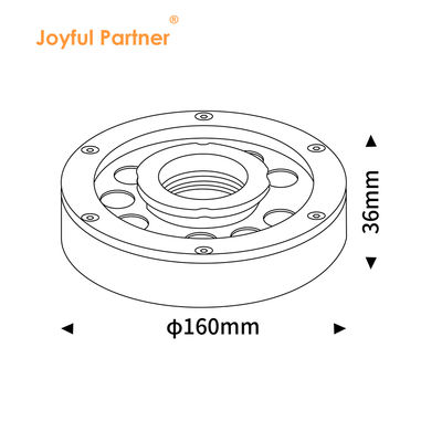DC24V chống nước RGB LED Ring màu sắc ống phun đèn dưới nước Light Fountain 9W & 27W IP68 xếp hạng