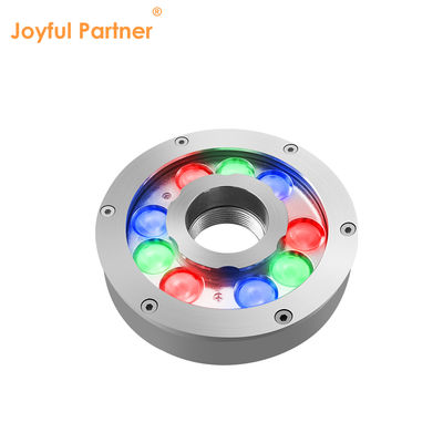 DC24V chống nước RGB LED Ring màu sắc ống phun đèn dưới nước Light Fountain 9W & 27W IP68 xếp hạng