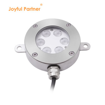 Joyful Partner 6W 9W 24V DMX Control Stainless Steel IP68 Ánh sáng đài phun nước RGB