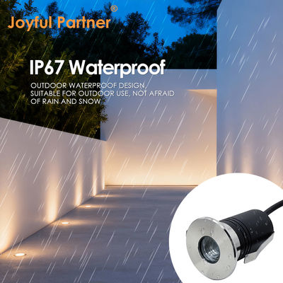 RGB LED Underground Light 3 watt DC24V Beam Angle 30Degree IP67 Mini Size với thiết kế chống chói