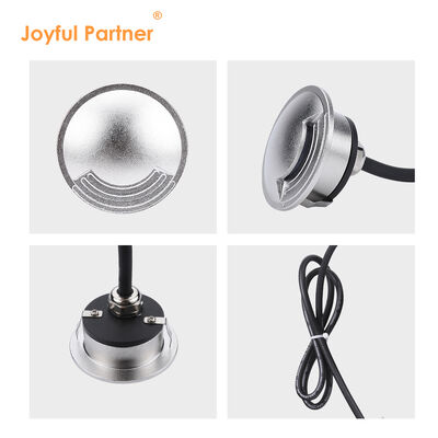 Stainless Steel Buried Inground Light Waterproof 2 Side View DIA55MM SS316 Cover CE ROHS For Walkway