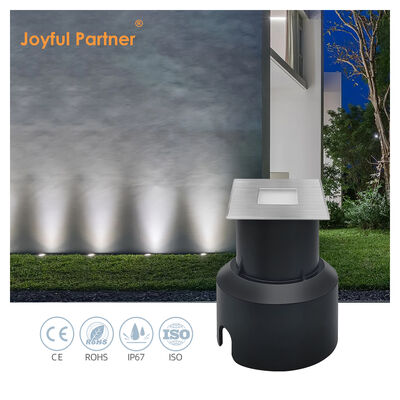 Đèn âm đất LED vuông 3W, thép không gỉ 304 hoặc 316, Kích thước 45*45MM, Vỏ nhôm