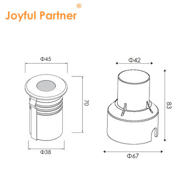 Đèn mặt đất nhúng SS316 IP67 CE ROHS Đơn màu DC24V Từ Trung Quốc sản xuất