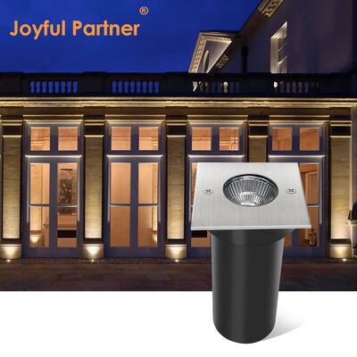 Joyful Partner Deck Step Garden Lights Điện áp thấp 12 24V 6W CREE COB Quảng trường trắng ấm áp