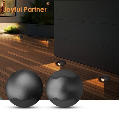 Side View Underground Lamp 12V-24V DC IP67 Bộ chứa nhôm DIA60MM Một hai bên