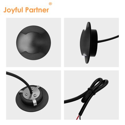 Side View Underground Lamp 12V-24V DC IP67 Bộ chứa nhôm DIA60MM Một hai bên