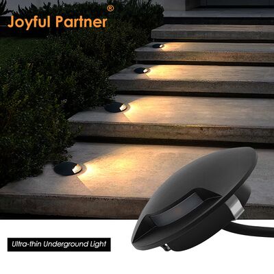 Side View Underground Lamp 12V-24V DC IP67 Bộ chứa nhôm DIA60MM Một hai bên