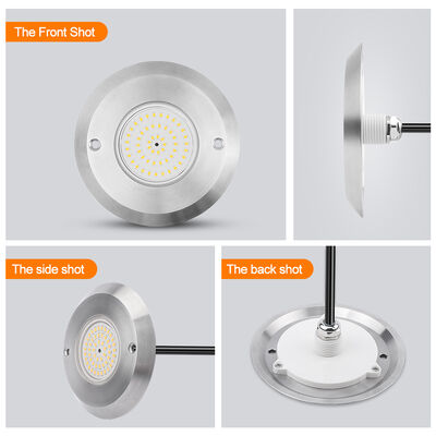 IP68 Đèn dưới nước PAR 56 Đèn hồ bơi 6W SMD2835 Kích thước 110 * 34MM Ultra Thin 10MM