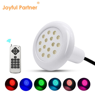 Đèn hồ bơi RGB IP68 Kiểm tra nước hoàn toàn dán 12V 25W Công nghệ chống rò rỉ vật liệu PC