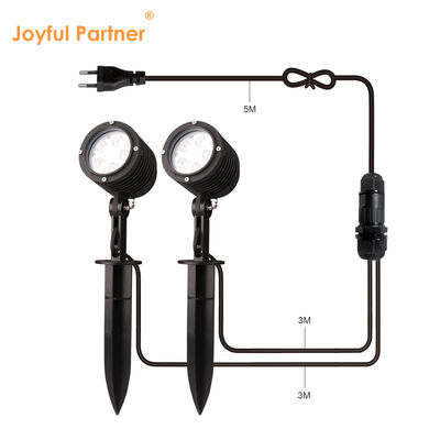 CE Led Garden Light Beam Angle 30 độ 10W RGB 3in1 DC24V IP65 chống nước với Spike