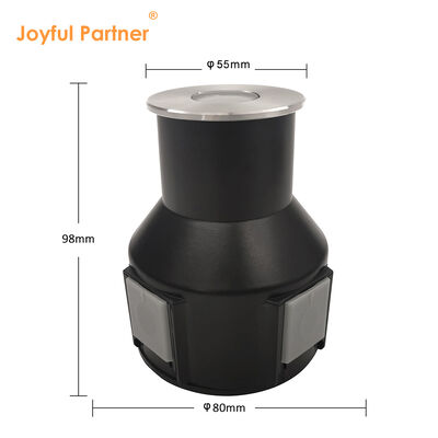 Đèn âm đất LED Bán che sáng DC24V DIA55MM 3W 3000K IP67 Dùng cho lối đi sân vườn