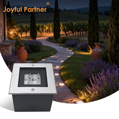 Square Inground Deck Uplight 125 * 125MM ADC12 Die-Casting Aluminium Housing High SMD LED với thiết kế chống chói sâu