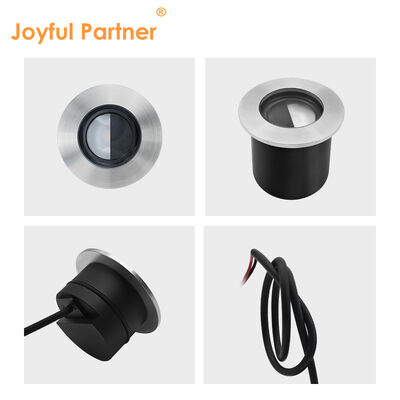 Đèn âm đất LED Thiết kế chống chói sâu Vỏ nhôm nguyên chất 6063# Công suất 4W LED Trắng ấm